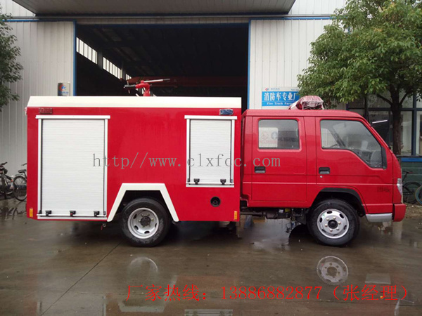 2.5吨福田双排水罐消防车