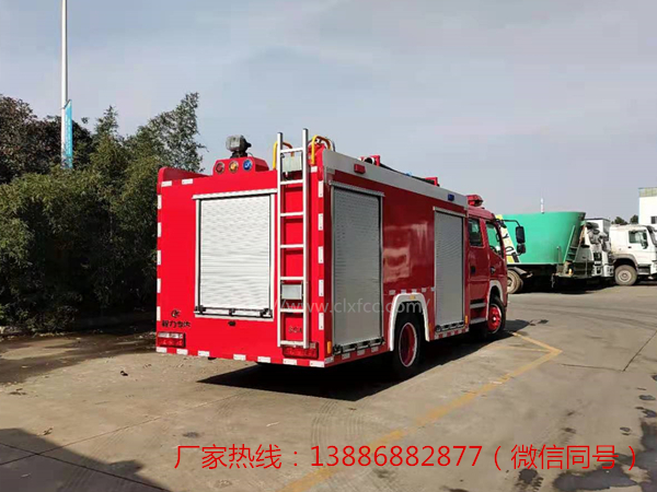 国六4吨东风凯普特泡沫消防车