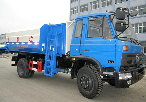 東風153自裝卸（掛桶）式12-16方垃圾車