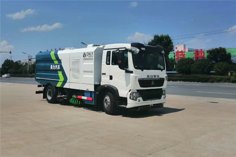 國六重汽T5G 16噸（9水/7塵）洗掃車